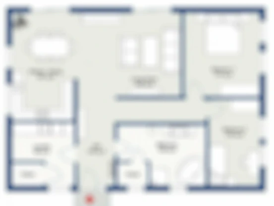 2 BHK Premium residential flat plan at may fair thane